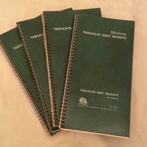 AMPAD VTG Efficiency Rent Receipts in triplicate with carbon bundle of 4 (OLCC)